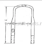 98516535 СТРЕМЯНКА РЕССОРЫ IVECO 42050261 98516535 СТРЕМЯНКА РЕССОРЫ IVECO 42050261
