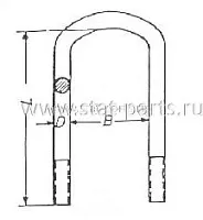 98648300 СТРЕМЯНКА РЕССОРЫ BPW 0313841130 98648300 СТРЕМЯНКА РЕССОРЫ BPW 0313841130
