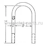 98558300 СТРЕМЯНКА РЕССОРЫ BPW 0313844041 98558300 СТРЕМЯНКА РЕССОРЫ BPW 0313844041