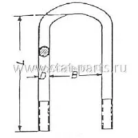 98863220 СТРЕМЯНКА РЕССОРЫ MERCEDES-BENZ 3143510725 98863220 СТРЕМЯНКА РЕССОРЫ MERCEDES-BENZ 3143510725