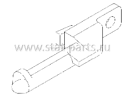 6124347 ПАЛЕЦ БОКОВОГО БОРТА ПОД БОЛТ КРЕПЛЕНИЯ