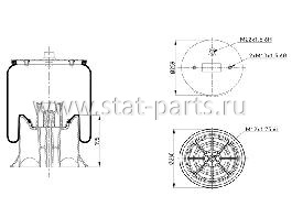 СТ01.04158.PP03 ПНЕВМОРЕССОРА С ПЛАСТИКОВЫМ СТАКАНОМ 4158 N P03