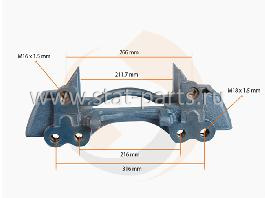 101936 СКОБА СУППОРТА KNORR BREMSE SK 7 SAF K015308