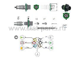 15-7002-034 БАЙОНЕТНОЕ СОЕДИНЕНИЕ AMP 7PIN