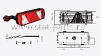 25-2810-401 ФОНАРЬ ЗАДНИЙ ЛЕВЫЙ ECOFLEX С ПОВТОРИТЕЛЕМ 7PIN ASS2