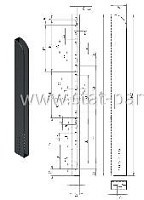 680018209 910.5 КАРМАН БОКОВОЙ СТОЙКИ НИЖНИЙ 600MM