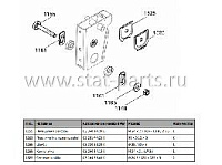 05.857.00.28.0 РЕМКОМПЛЕКТ КРЕПЛЕНИЯ ПОЛУРЕССОРЫ BPW M24