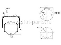 СТ01.07804.MP ПНЕВМОРЕССОРА ДЛЯ ТЯГАЧА VOLVO, 20 582 209