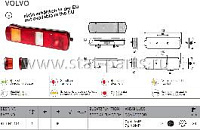 41-1041-121 ФОНАРЬ ЗАДНИЙ ПРАВЫЙ VOLVO ФИШКА 7PIN AMP