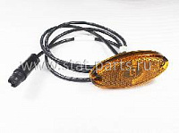 31-2307-017 ФОНАРЬ ГАБАРИТНЫЙ FLATPOINT II LED ОРАНЖЕВЫЙ С КАБЕЛЕМ 1,5М ASS3