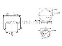 СТ01.04571.MP02 ПНЕВМОРЕССОРА ДЛЯ ТЯГАЧА VOLVO, 22 056 630