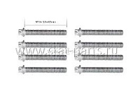 101186 КОМПЛЕКТ БОЛТОВ СУППОРТА KNORR M10 x 1,5 x 60mm