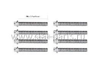 101185 КОМПЛЕКТ БОЛТОВ СУППОРТА KNORR M8 x 1,5 x 45mm