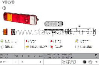 41-1021-111 ФОНАРЬ ЗАДНИЙ ЛЕВЫЙ С ПОДСВЕТКОЙ НОМЕРА ФИШКА 7PIN AMP VOLVO,SCANIA