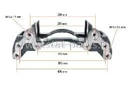 303964 СКОБА СУППОРТА WABCO MAX 22 ЛЕВАЯ