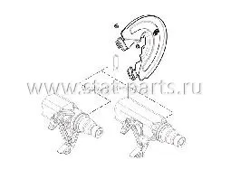 09.801.07.52.0 КОМПЛЕКТ ПЫЛЬНИКОВ НА ОСЬ BPW TSB 4309-4312