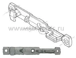 505820304 ОТВЕТНАЯ ЧАСТЬ ВОРОТНОГО ЗАМКА KRONE, НИЖНЯЯ