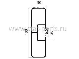 535.591151 (3200) АЛЮМИНИЕВЫЙ ПРОФИЛЬ