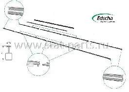 74611/7000 НАПРАВЛЯЮЩАЯ КРЫШИ VOLLPLANE 7000ММ