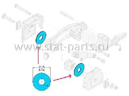 03.320.38.29.0 ДИСК ПОЛИМЕРНЫЙ РЫЧАГА ПОДВЕСКИ ECO AIR COMPACT Ø170/4,5/Ø59,1