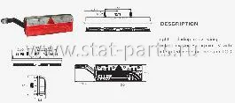 25-7420-767 ФОНАРЬ ЗАДНИЙ EUROPOINT III LED ПРАВЫЙ С ПОВТОРИТЕЛЕМ С LCG