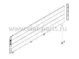6133490 БОРТ БОКОВОЙ БЕЗ ОКРАСКИ МУЛЬТИПЛАТФОРМА 800ММ
