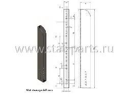 680017409 КАРМАН ДЛЯ ДОСОК, НИЖНИЙ